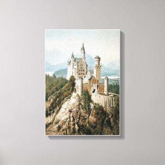 Schloss Neuschwanstein Leinwanddruck (Vorderseite)