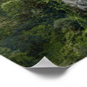 Schloss Neuschwanstein Lithograph Poster (Ecke)