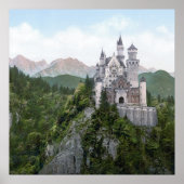 Schloss Neuschwanstein Lithograph Poster (Vorne)