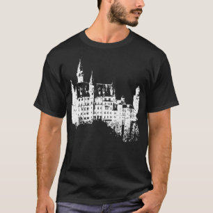 Schloss Neuschwanstein Lover Vintag Bayern I Liebe T-Shirt
