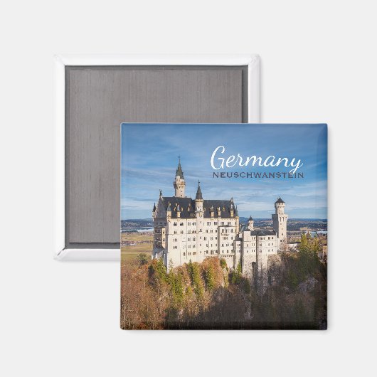 Schloss Neuschwanstein Magnet (Vorderseite/Rückseite)