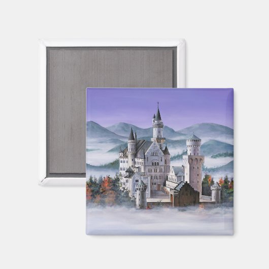 Schloss Neuschwanstein Magnet (Vorderseite/Rückseite)