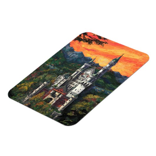Schloss Neuschwanstein Magnet (Linke Seite)