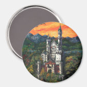 Schloss Neuschwanstein Magnet (Vorderseite/Rückseite)