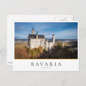 Schloss Neuschwanstein, Märchen in Bayern Postkarte (Vorne/Hinten)