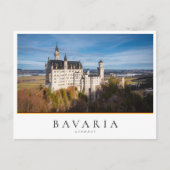 Schloss Neuschwanstein, Märchen in Bayern Postkarte (Vorderseite)