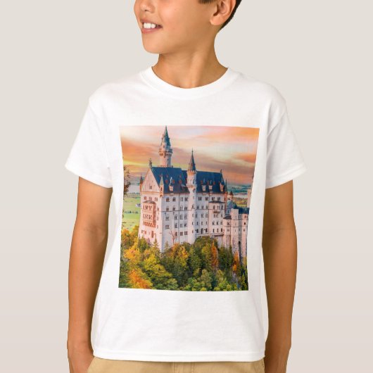 Schloss Neuschwanstein - Märchenhaus Erlebnis T-Sh T-Shirt (Vorderseite)