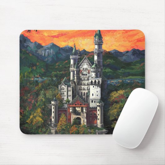Schloss Neuschwanstein Mousepad (Mit Mouse)