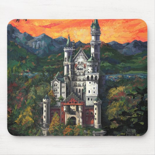 Schloss Neuschwanstein Mousepad (Vorne)