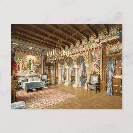 Schloss Neuschwanstein Oberbayern Deutschland Postkarte (Vorderseite)