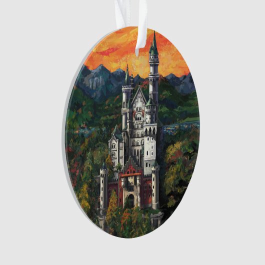 Schloss Neuschwanstein Ornament (Vorderseite)