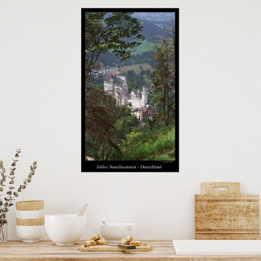 Schloss Neuschwanstein Poster (Küche)