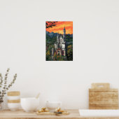 Schloss Neuschwanstein Poster (Küche)