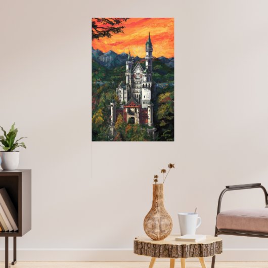 Schloss Neuschwanstein Poster (Wohnzimmer 3)
