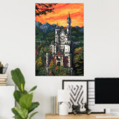 Schloss Neuschwanstein Poster (Heimbüro)