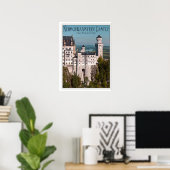 Schloss Neuschwanstein Poster (Heimbüro)