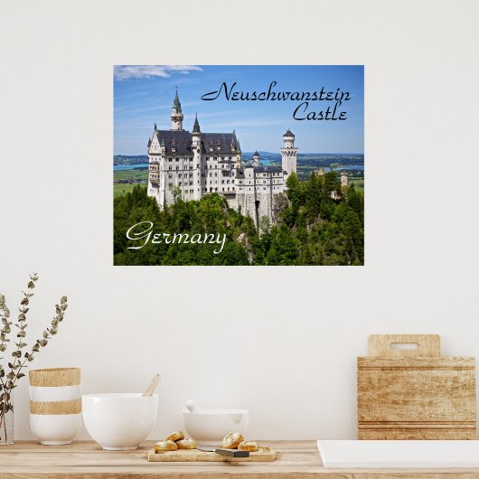 Schloss Neuschwanstein Poster (Küche)