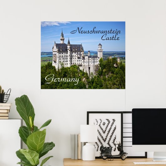 Schloss Neuschwanstein Poster (Heimbüro)