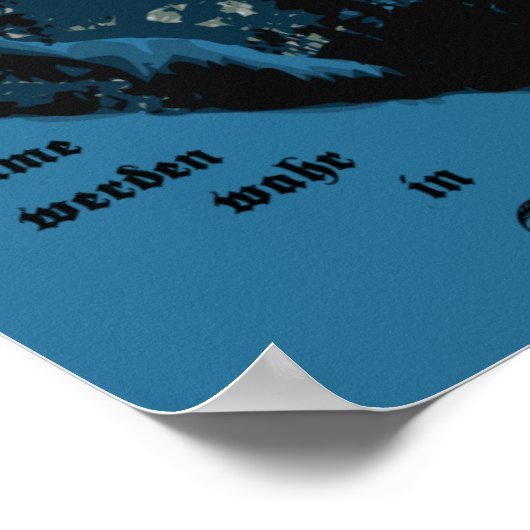 Schloss Neuschwanstein Poster (Ecke)