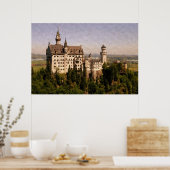 Schloss Neuschwanstein Poster (Küche)