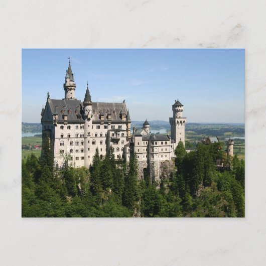 Schloss Neuschwanstein Postkarte (Vorderseite)