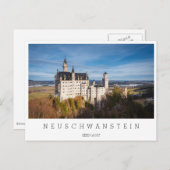 Schloss Neuschwanstein Postkarte (Vorne/Hinten)