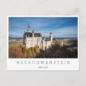 Schloss Neuschwanstein Postkarte (Vorderseite)