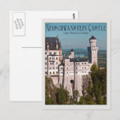 Schloss Neuschwanstein Postkarte (Vorne/Hinten)
