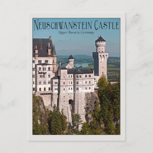Schloss Neuschwanstein Postkarte (Vorderseite)