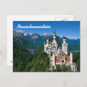 Schloss Neuschwanstein Postkarte (Vorne/Hinten)