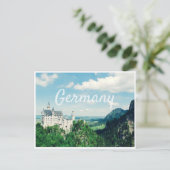 Schloss Neuschwanstein Postkarte (Stehend Vorderseite)