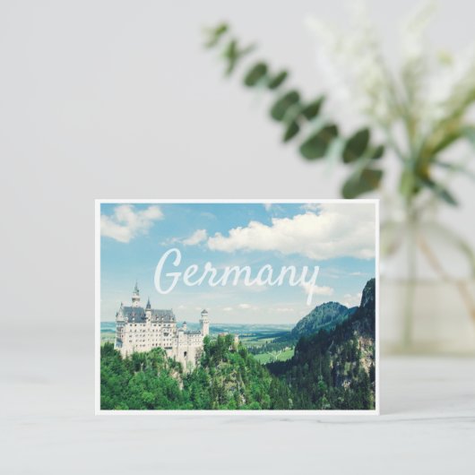 Schloss Neuschwanstein Postkarte (Stehend Vorderseite)