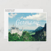 Schloss Neuschwanstein Postkarte (Vorne/Hinten)
