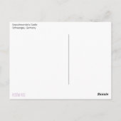 Schloss Neuschwanstein Postkarte (Rückseite)