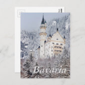 Schloss Neuschwanstein Postkarte (Vorne/Hinten)