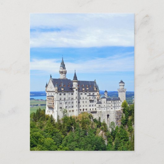 Schloss Neuschwanstein Postkarte (Vorderseite)
