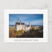 Schloss Neuschwanstein Postkarte (Vorderseite)