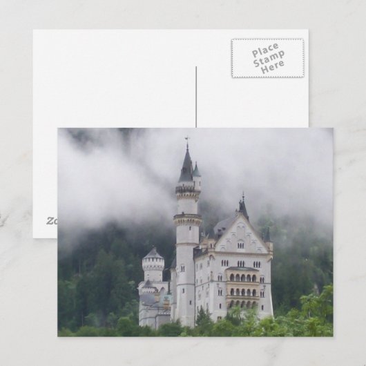 Schloss Neuschwanstein Postkarte (Vorne/Hinten)
