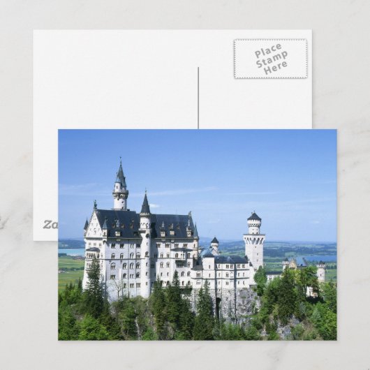 Schloss Neuschwanstein Postkarte (Vorne/Hinten)