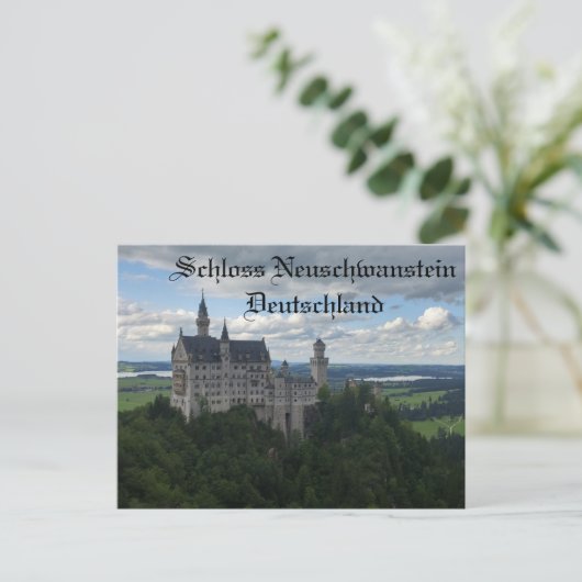 Schloss Neuschwanstein Postkarte (Stehend Vorderseite)