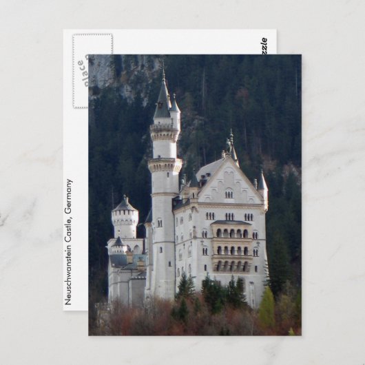 Schloss Neuschwanstein Postkarte (Vorne/Hinten)