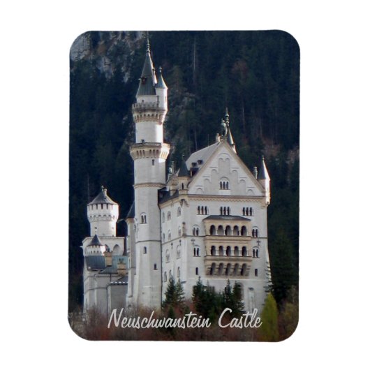 Schloss Neuschwanstein Premium Magnet (Vertikal)