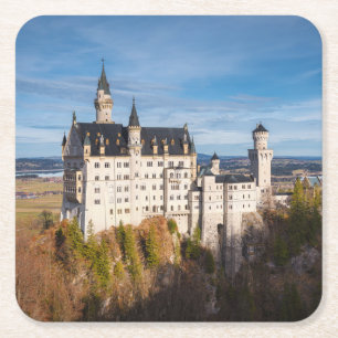 Schloss Neuschwanstein Rechteckiger Pappuntersetzer