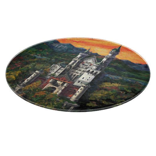 Schloss Neuschwanstein Schneidebrett (Ecke)