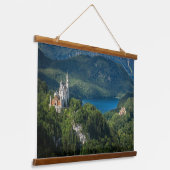 Schloss Neuschwanstein, Schwangau, Deutschland Wandteppich Mit Holzrahmen (Gewinkelt)