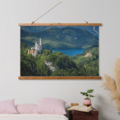 Schloss Neuschwanstein, Schwangau, Deutschland Wandteppich Mit Holzrahmen (Schlafzimmer)