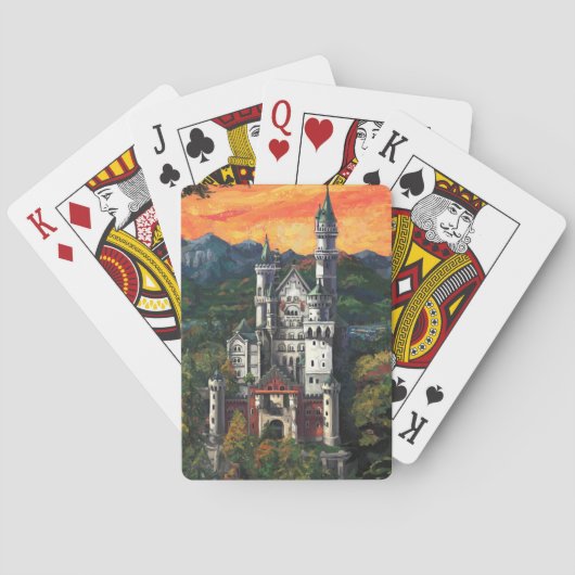 Schloss Neuschwanstein Spielkarten (Rückseite)