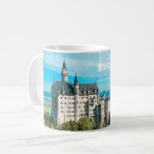 Schloss Neuschwanstein | Tasse für Kaffee Deutschl (Vorderseite Links)