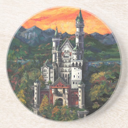 Schloss Neuschwanstein Untersetzer (Vorne)