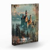 Schloss Neuschwanstein Vintag Fotoblock (Links)